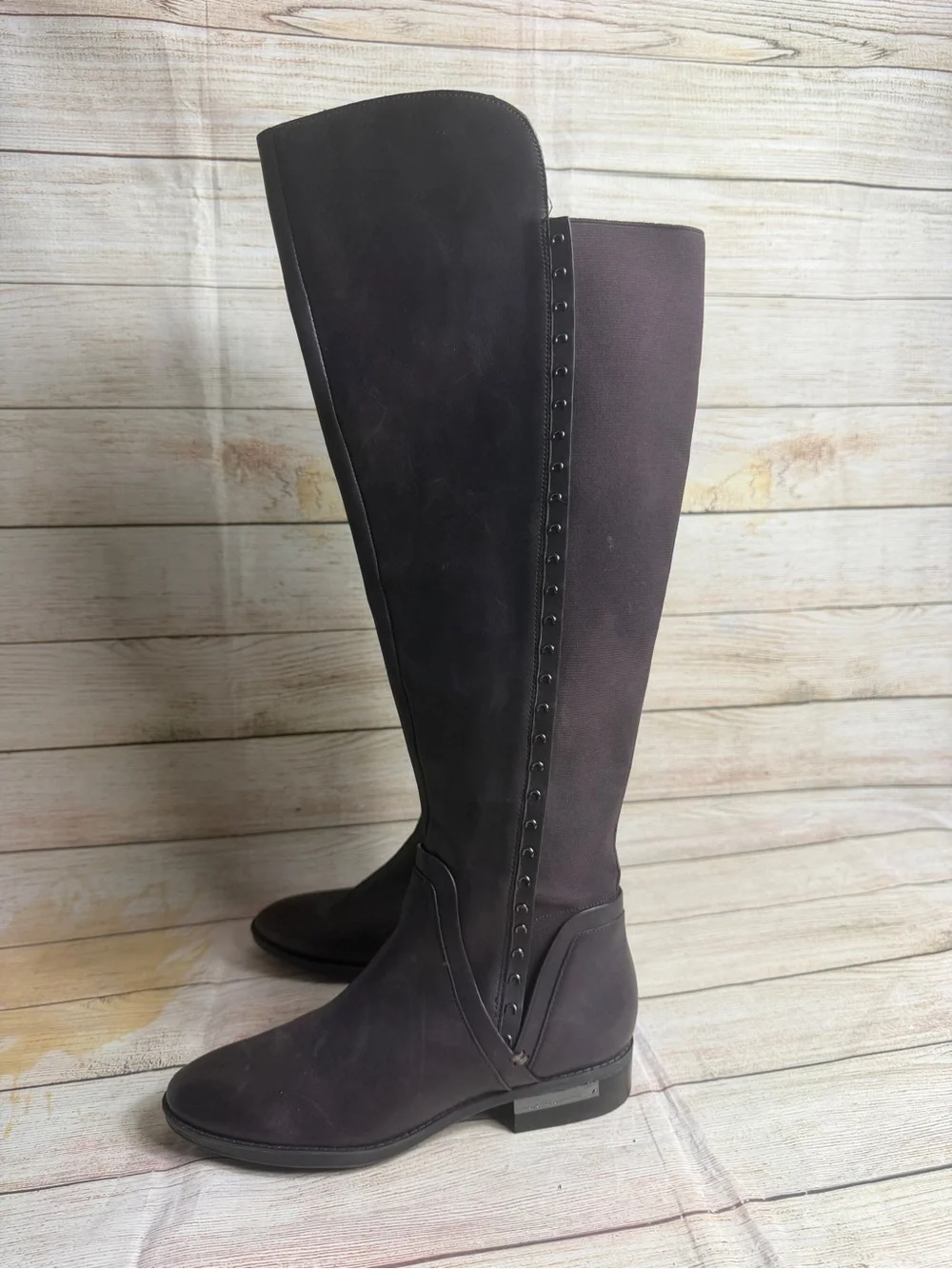 Vince Camuto Pardonal Over-the-Knee Boot leather riding boot. 7.5